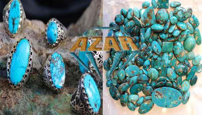 بيع حجر الفيروز للمجوهرات