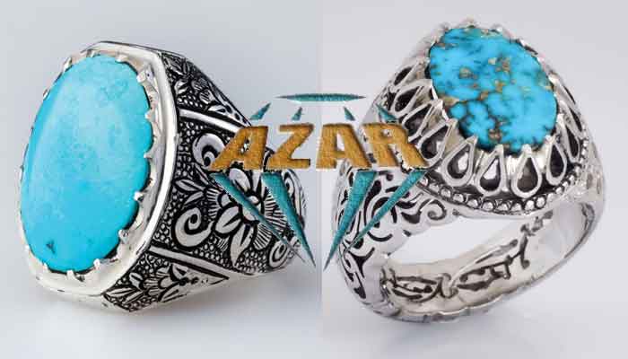 Men's turquoise ring