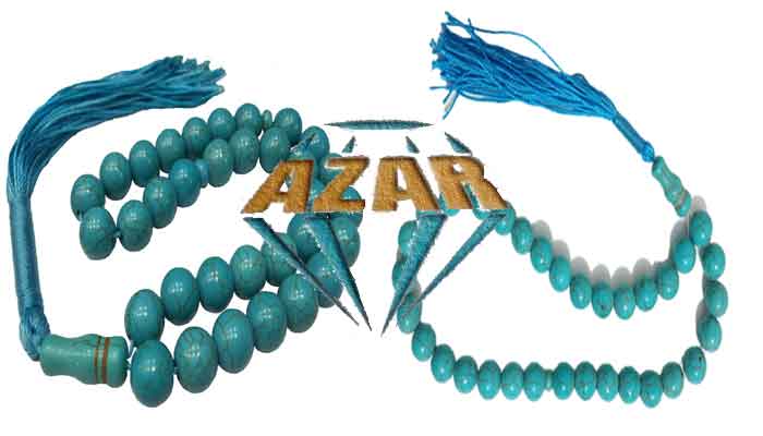 33 grain turquoise rosary