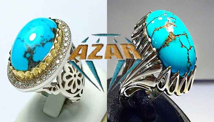 stylish men's turquoise ring