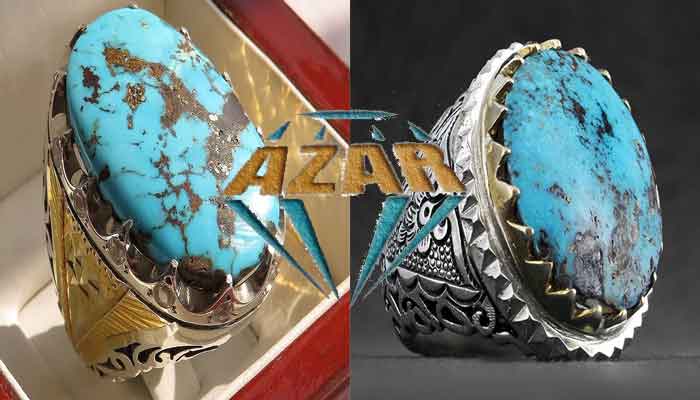 stylish men's turquoise ring