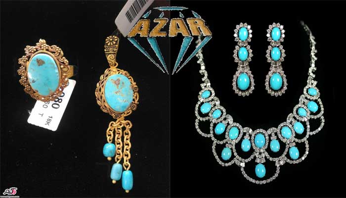 Iranian turquoise jewelry