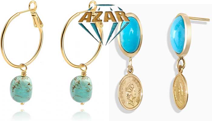 Original Turquoise Women's Earring