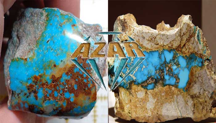 Iranian turquoise stone