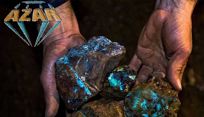 original uncut turquoise stone