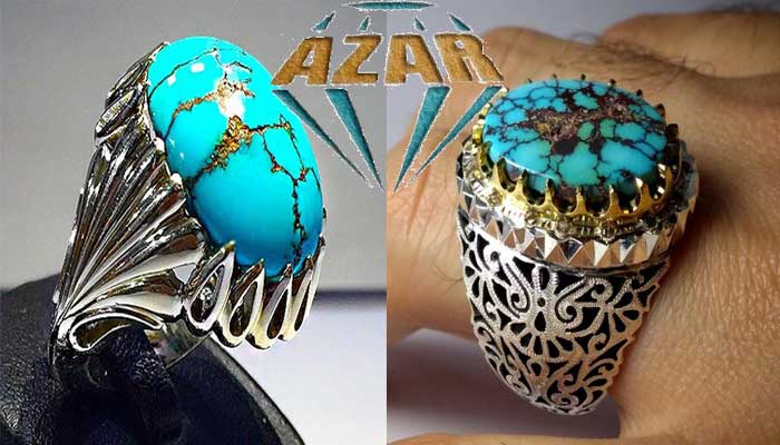 Stylish turquoise ring