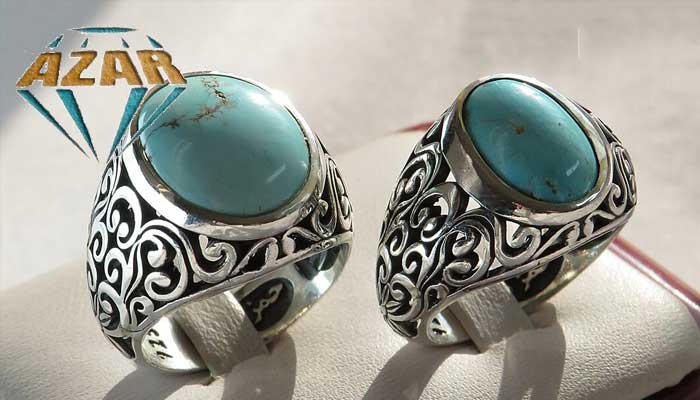 original turquoise silver ring